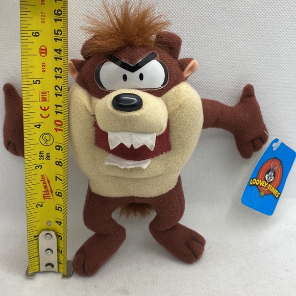 Looney Tunes Tazmanian Devil Ganz 6” Plush Stuffed Toy - Picture 9 of 12